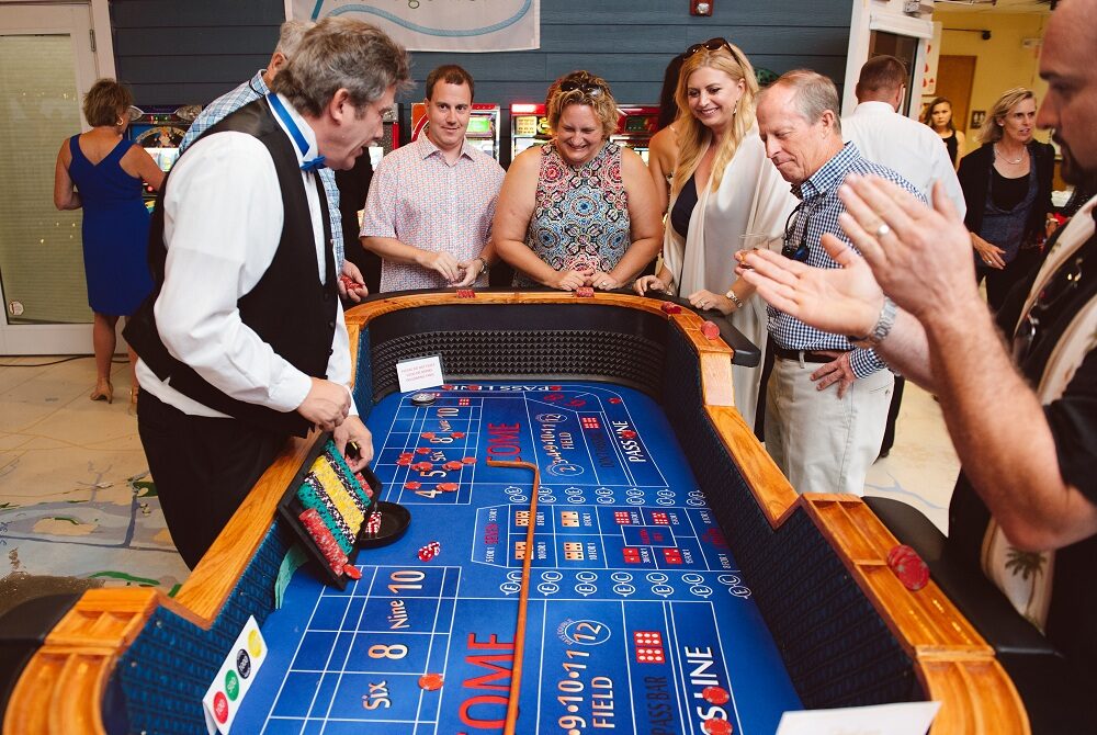 Casino-themed fundraiser