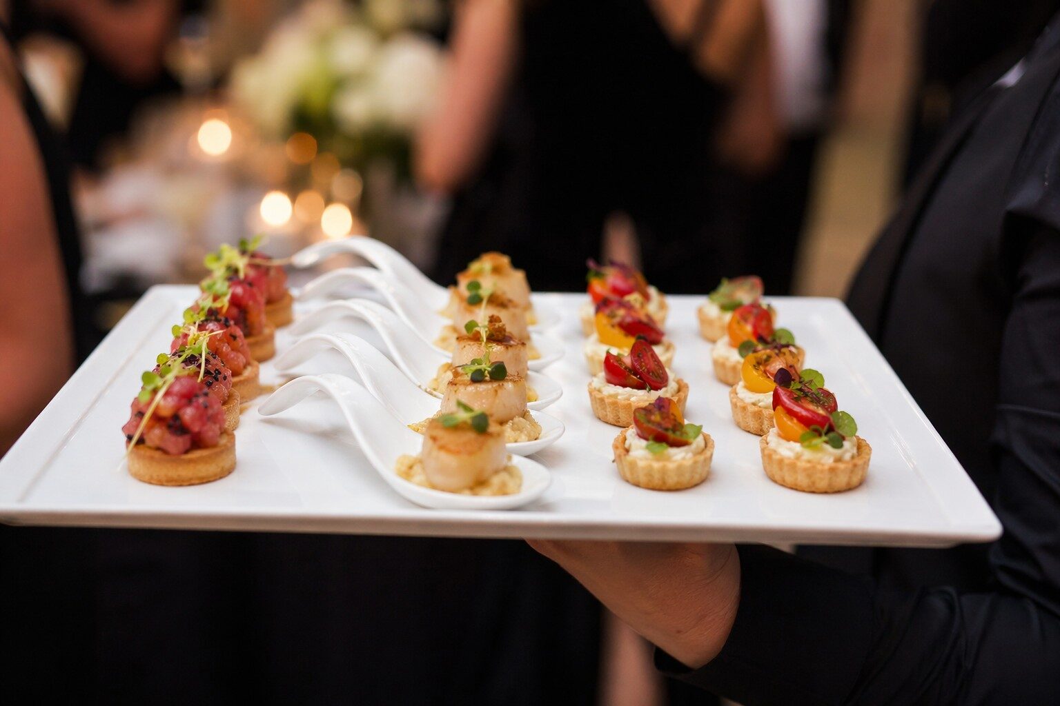 Catering display at a Proper event